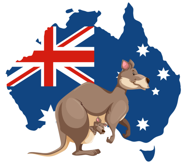 <a href="https://de.freepik.com/vektoren-kostenlos/kaenguru-australische-tierkarikatur_30833481.htm#query=australien%20flagge&position=9&from_view=keyword&track=ais&uuid=cdda84a1-ad37-4800-8b96-f611df167115">Bild von brgfx</a> auf Freepik